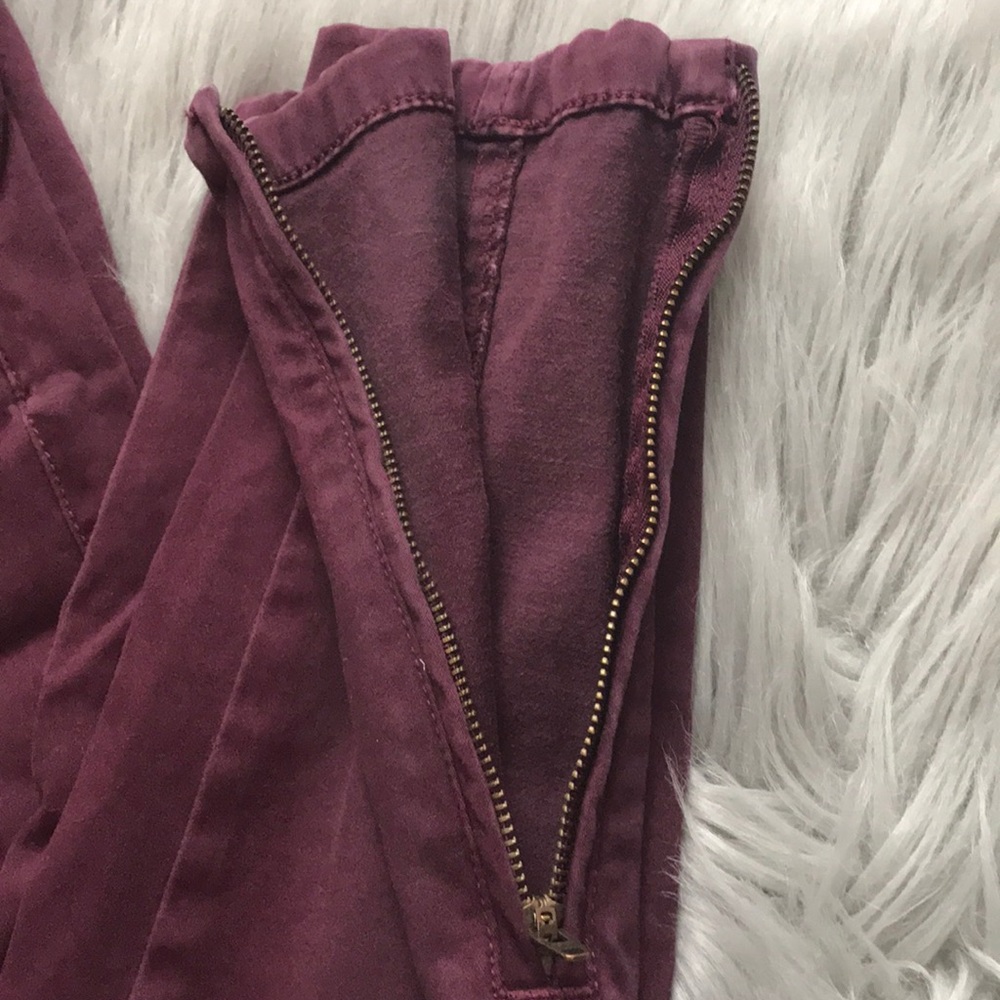LOFT Maroon Pants - Picture 2 of 5